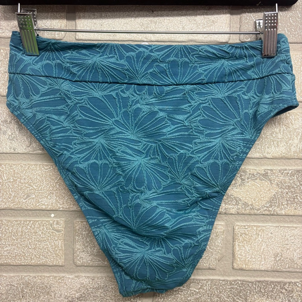 Cupshe Criss Cross Back Teal Blue Bikini Size Small - Picture 6 of 9